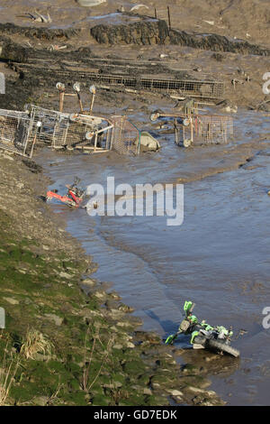 Low Tide River Thames Erith Stockfoto