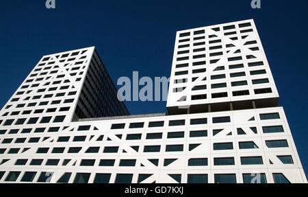 UTRECHT, Niederlande - 17. Februar 2016 das neue Rathaus Utrecht ist der zentrale Punkt wo Menschen Stockfoto