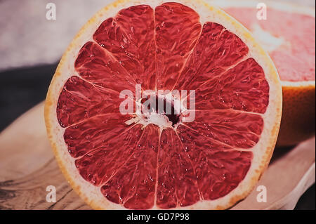 Rosa Grapefruit Stockfoto