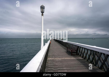 Yarmouth Pier auf der Isle Of Wight, Großbritannien Stockfoto