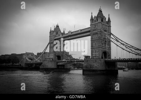 LONDON, Vereinigtes Königreich 3. Oktober 2015: Tower Bridge, London Stockfoto