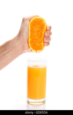 Orangensaft Stockfoto