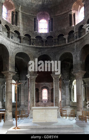 Europa, Frankreich, Region Nièvre, Nevers, Kirche Saint-Etienne Stockfoto