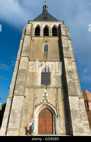 Europa, Frankreich, Loiret, Gien, Sainte-Jeanne d ' Arc Kirche Stockfoto