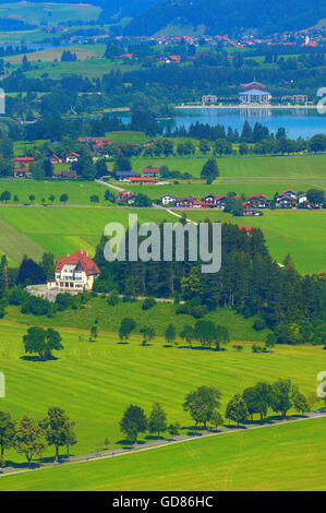 Schwangau, See Forggensee Allgäu, in der Nähe von Füssen, Bayern, Deutschland, Europa Stockfoto