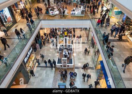 Westfield Shopping Centre Stratford London UK Stockfoto