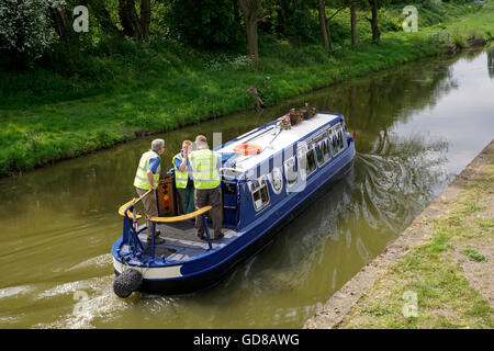 Kanal-Festival in der Nähe von Chesterfield Derbyshire England Stockfoto