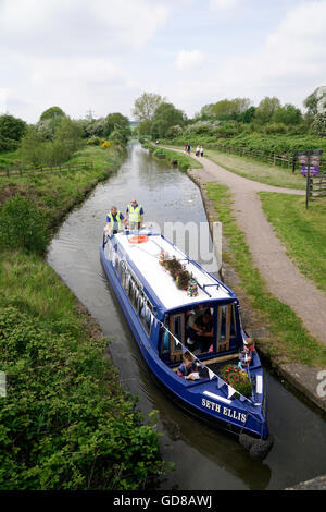 Kanal-Festival in der Nähe von Chesterfield Derbyshire England Stockfoto