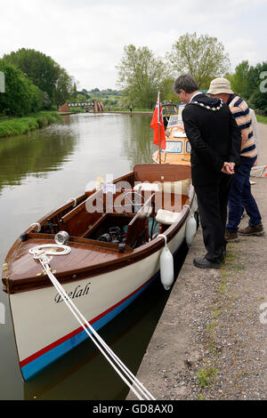 Kanal-Festival in der Nähe von Chesterfield Derbyshire England Stockfoto