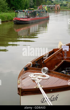 Kanal-Festival in der Nähe von Chesterfield Derbyshire England Stockfoto