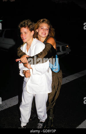 Corey Haim mit Lala 1987. 17. August 2007. -© Roger Karnbad/ZUMA Draht/Alamy Live-Nachrichten Stockfoto