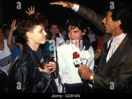 16. August 2007 - FELDMAN COREY COREY HAIM 1989. -COREYFELDMANRETRO © Roger Karnbad/ZUMA Draht/Alamy Live-Nachrichten Stockfoto