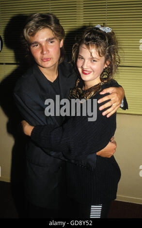 16. August 2007 - COREY FELDMAN DREW BARRYMORE 1987. -COREYFELDMANRETRO © Roger Karnbad/ZUMA Draht/Alamy Live-Nachrichten Stockfoto