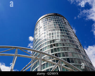 Die Rotunde zylindrische Sixties Wohn-Hochhaus wiedereröffnet 2008 Stierkampfarena Birmingham West Midlands England Stockfoto