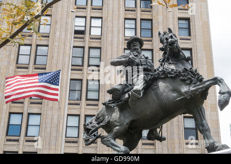 Amerikas Antwort Denkmal, De Oppresso Liber, Liberty Park auf das World Trade Center, NYC, USA Stockfoto