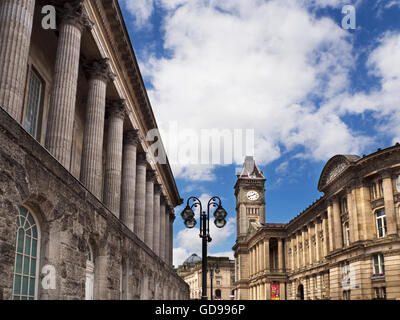 Rathaus und Rathausplatz Haus Victoria Birmingham West Midlands England Stockfoto