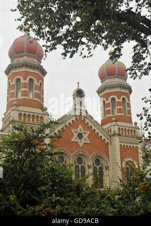 Große Synagoge (Velka Synagoga) in Plzen, Tschechische Republik Stockfoto