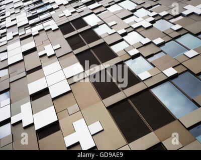 Die Cube-Büro-Einzelhandel und Wohngebäude in Birmingham West Midlands England Stockfoto