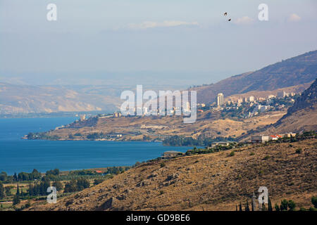 Tiberias am See Genezareth Stockfoto