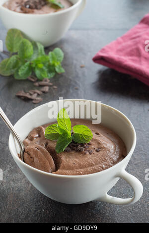 Minze Schokolade Maus Stockfoto