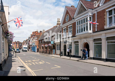 Eton High Street, Eton, Berkshire, England, Vereinigtes Königreich Stockfoto