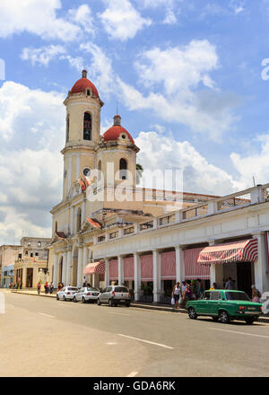 Catedral De La Purísima Concepción, 19. Jahrhundert Kirche in der Altstadt von Cienfuegos, Kuba Stockfoto