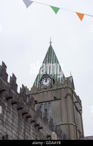 Irland, Galway, Turm von St. Nicholas Collegiate Church, Kirche in Galway Stockfoto