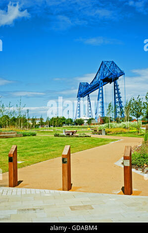 Schwebefähre, Middlesbrough, Cleveland Stockfoto