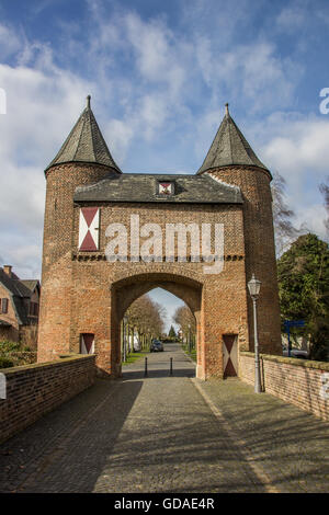 Klever Tor in die alte Römerstadt Xanten, Deutschland Stockfoto