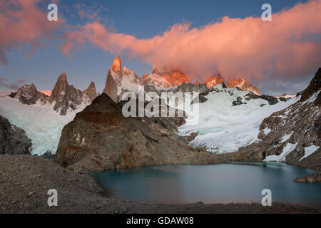 Cerro Fitz Roy, Argentinien, Patagonien Stockfoto