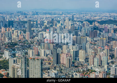 China, Provinz Guangdong, Guangzhou City, zentrale Guangzhou skyline Stockfoto