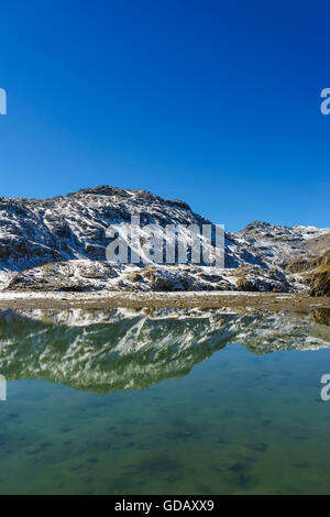 An den Seen Lais da Rims im Bereich Lischana im Unterengadin, Schweiz. Stockfoto