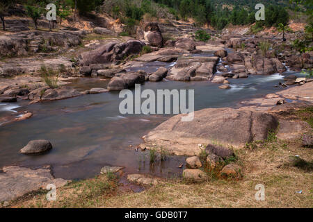 Wasserfall im Nationalpark Yersin, Ninh Thuan, Nha Trang, Vietnam, Asien Stockfoto