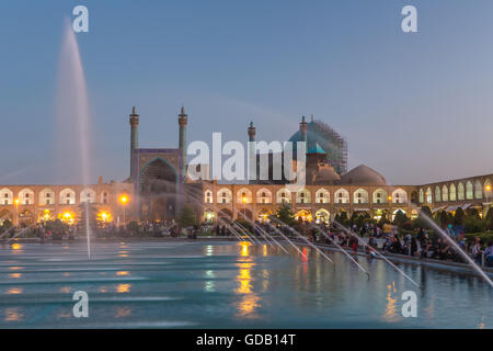 Iran, Esfahan Stadt, Naqsh-e Jahan Quadrat Masdsched-e Shah Moschee Stockfoto