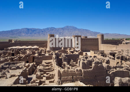 Iran, Rayen Stadt, Arg-e-Rayen, Raen Zitadelle Gouverneurspalast Stockfoto