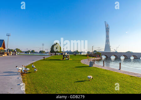 Al Dosari Zoo in Doha, Katar. Stockfoto