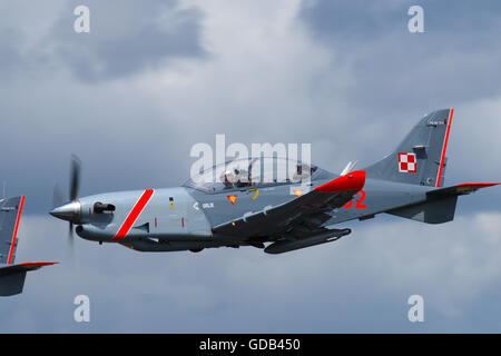 PZL Mielec PZL130TC-II Orlik polnische Luftwaffe Kunstflugstaffel Stockfoto