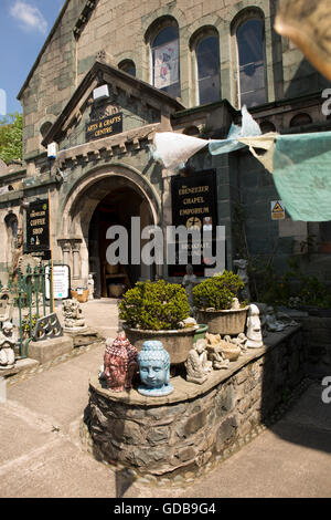 Großbritannien, Wales, Gwynedd, Barmouth, High Street, Arts und Crafts Centre in ehemaligen Wesleyan Ebenezer-Kapelle Stockfoto