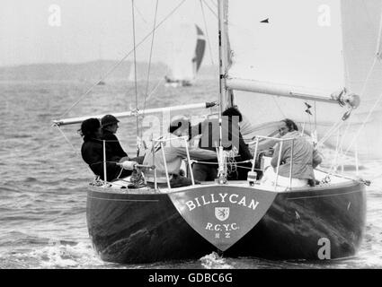 AJAX-NEWS-FOTOS. 1974. TORBAY, ENGLAND. -EINE TONNE CUP WELTMEISTERSCHAFT - TOPF (NZ) FOTO: JONATHAN EASTLAND/AJAX REF: YA BILLYCAN 1974 Stockfoto