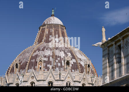 Dom von Pisa Baptisterium Stockfoto