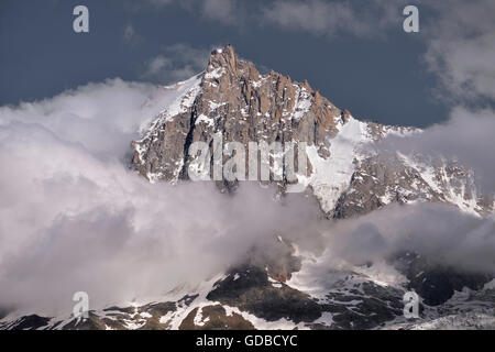 Aiguille du Midi in Frankreich Stockfoto