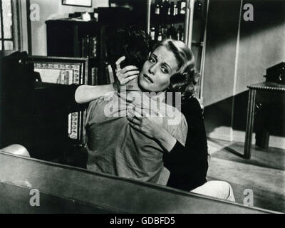 FILM-Schock-Korridor (1963, Sam Fuller) Peter Breck (Johnny Barrett) und Constance Towers (Cathy) Stockfoto