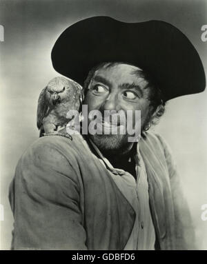 FILM-Schatzinsel (1950, Byron Haskin) Robert Newton (Long John Silver) Stockfoto