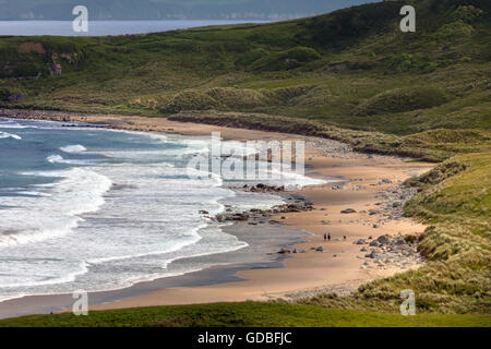 White Park Bay in der Nähe von Ballycastle, County Antrim an der Küste Nordirlands. Stockfoto