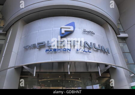 Berühmte Platinum Shopping-Mall in Bangkok Thailand. Stockfoto