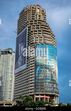 Das berühmte verlassenen Hochhaus, bekannt als "The Ghost Tower", Bangkok, Thailand. Stockfoto