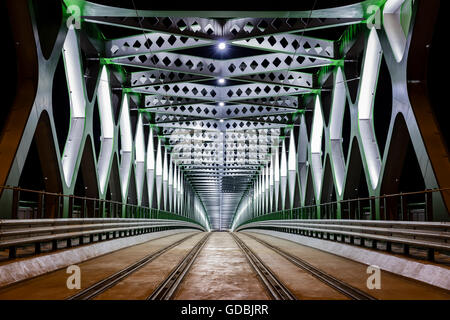 Brücke in Bratislava Slowakei Stockfoto