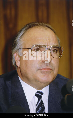 Kohl, Helmut, * 3.4.1930, deutscher Politiker (CDU), Bundeskanzler 4.10.1982 - 26.10.1998, Porträt, 1980er Jahre, Stockfoto