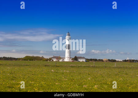 Leuchtturm Rotes Kliff, Kampen, Sylt, Schleswig-Holstein, Deutschland, Europa Stockfoto