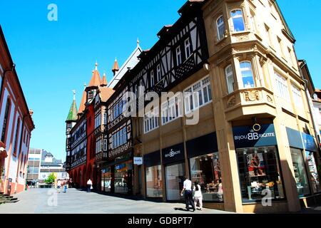 Altstadt, Fulda, Hessen, Deutschland Stockfoto